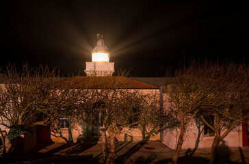 Punta Silla Lighthouse, San Vicente de la Barquera, Cantabrian Sea, Cantabria, Spain, Europe