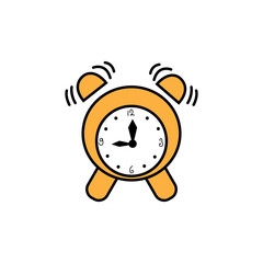 clock beaker design vector color icon