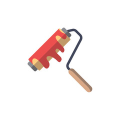paint roller icon vector illustration design
