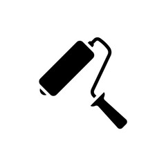 paint roller icon vector illustration design