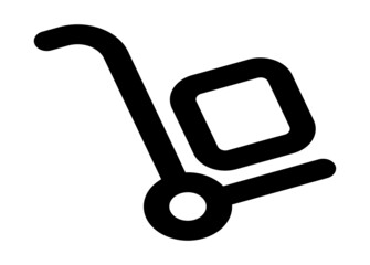trolley icon. flat design best vector icon