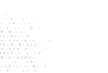 Light Purple vector cover with circles, cubes.