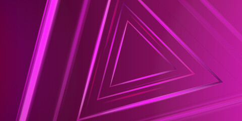 Abstract background with red pink shiny light lines. illustration technology.