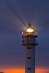 Ajo Lighthouse, Ajo, Cantabrian Sea, Cantabria, Spain, Europe