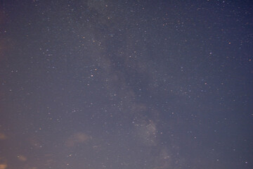 Fototapeta na wymiar Starry night sky.