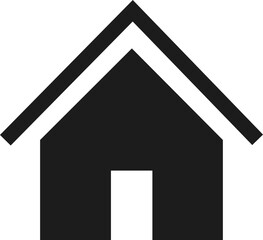 House icon sign - stock vector
