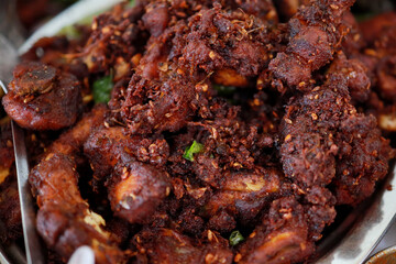 Spicy & Tasty Indian Style Chicken Fry , Chicken Fry Recipe