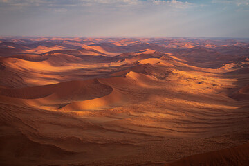 Naklejka na ściany i meble Aerial view of Namib Desert, Namibia