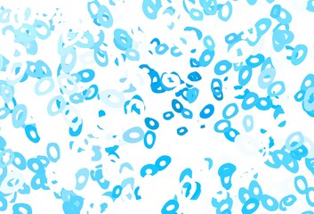 Light BLUE vector layout with circle shapes.