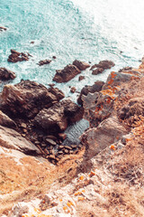 Details of rocks near the sea