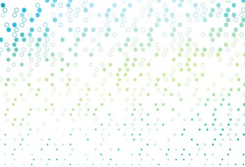 Light Green, Yellow vector layout with circle shapes.