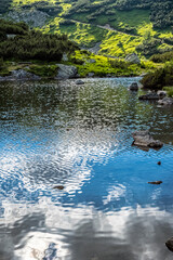 Rohac tarn, Western Tatras, Slovakia, hiking theme