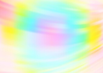 Light Multicolor, Rainbow vector blurred bright template. Colorful illustration in abstract style with gradient. The background for your creative designs.