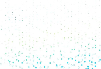 Light Blue, Yellow vector background with rectangles.