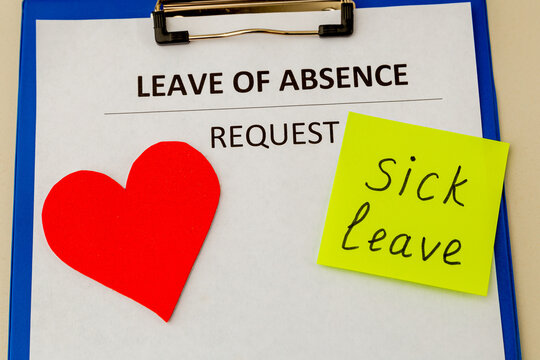 Personal Leave Ob Absence Statement Form At The Desk