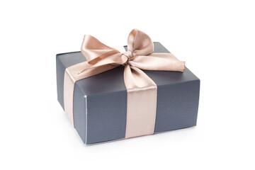 beautiful gift boxes made by hand isolated on white. holidays, birthday, new year