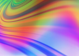 Light Multicolor, Rainbow vector blurred shine abstract pattern. Colorful abstract illustration with gradient. The elegant pattern for brand book.