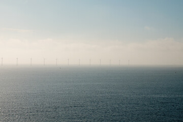 Obraz premium Denmark. Copenhagen. Water surface near Copenhagen. September 19, 2018