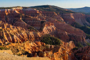 Beautiful landscape saw from Chessman Ridge Overlook of Cedar Breaks National Monument