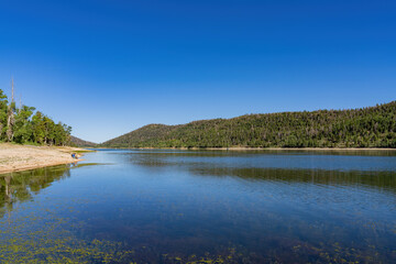 Morning view of the Navajo Lake