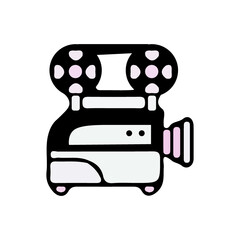 videocamera doodle icon