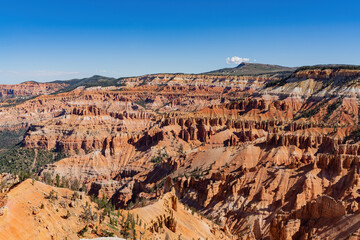 Beautiful landscape saw from Point Supreme Overlook of Cedar Breaks National Monument