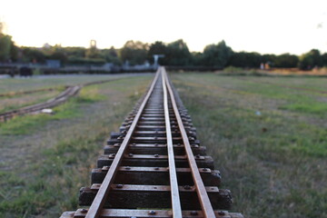 Obraz premium Miniature Train Track