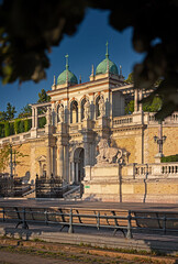 The Varkert Bazaar and the Royal Palace garden pavilion in Budapest, Hungary