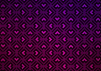 Dark Purple vector pattern with narrow lines. Glitter abstract illustration with colored sticks. Pattern for websites, landing pages.