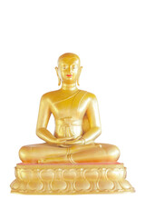 buddha statue isolated on white background