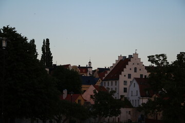 Summer in Visby at Gotland, Baltic Sea Sweden