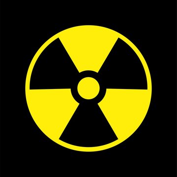 Radioactive Nuclear Danger Warning 
 Symbol