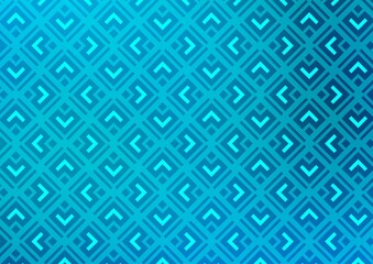 Light BLUE vector pattern with lines, rectangles. Colorful lines, squares on abstract background with gradient. Backdrop for TV commercials.