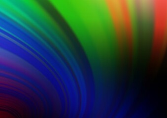 Dark Multicolor, Rainbow vector blurred shine abstract pattern. Colorful illustration in blurry style with gradient. Brand new design for your business.