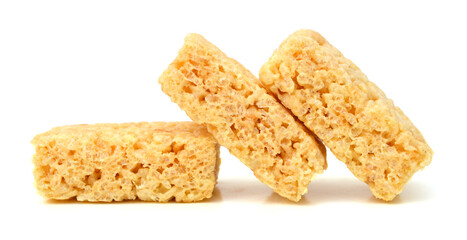 Marshmallow square bar on white