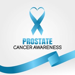 Prostate Cancer Awareness Month Vector Illustration
