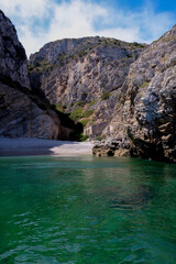 praia selvagem Baleeira ,  perto de Sesimbra, portugal
