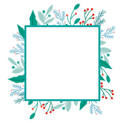 Obraz premium Christmas greeting card