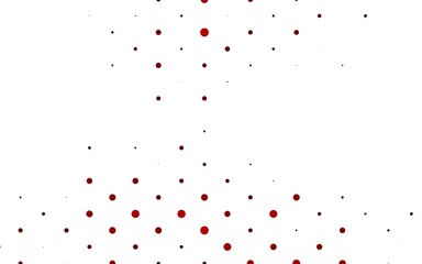 Light Red vector backdrop with dots. Modern abstract illustration with colorful water drops. Pattern for beautiful websites.