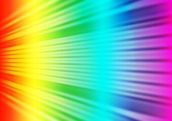 Light Multicolor, Rainbow vector glossy abstract background. Creative illustration in halftone style with gradient. Brand new design for your business.