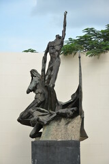 Pinaglabanan shrine outdoor park in San Juan, Philippines