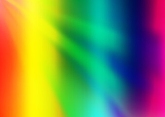 Obraz premium Light Multicolor, Rainbow vector abstract blurred template. Colorful abstract illustration with gradient. The elegant pattern for brand book.