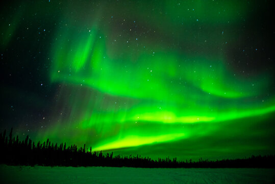 Northern lights at Yellowknife, Canada