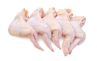 chicken wings isolated on a white background