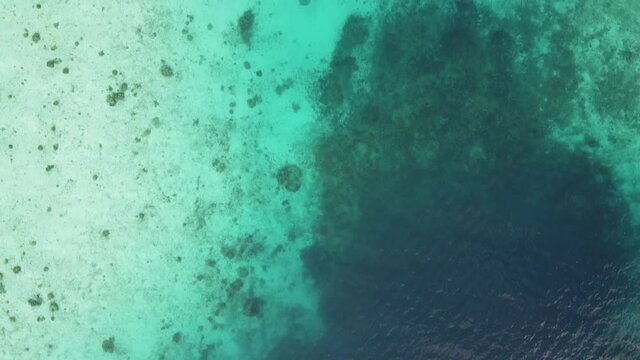 Aerial view of Surin Islands National Park ona sunny day, Phuket Province, Thailand