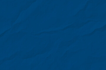 Dark blue crumpled paper background.Abstract texture paper.