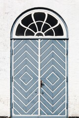 Door in the village of Aeroskobing, Aero island, Denmark