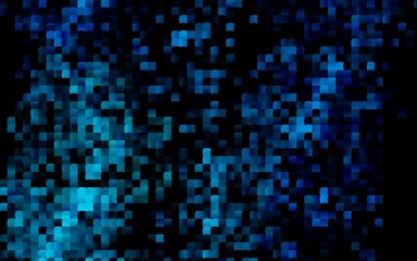 Dark BLUE vector layout with lines, rectangles. Decorative design in abstract style with rectangles. Best design for your ad, poster, banner.