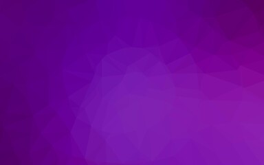 Light Purple vector abstract polygonal cover. A completely new color illustration in a vague style. Completely new template for your business design.