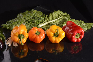 vegetables on a plate